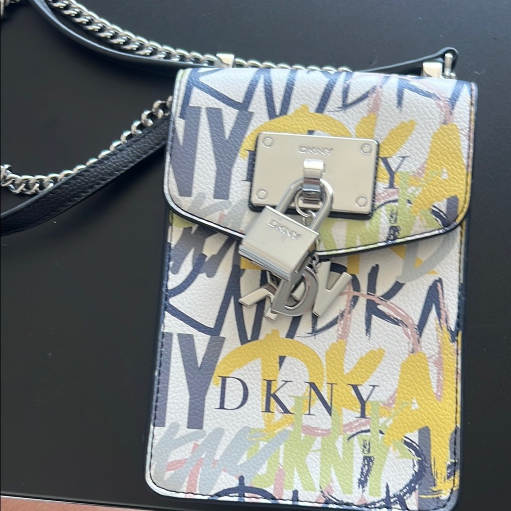 DKNY Graphic Print Crossbody Bag
